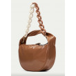 Hnedá crossbody kabelka Hispanitas s retiazkou Hnedá crossbody kabelka Hispanitas s retiazkou