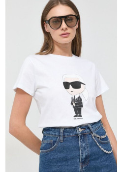 Dámske tričko Karl Lagerfeld biele