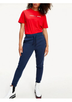 Dámske tepláky Tommy Hilfiger Slim modré