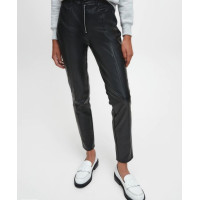 Dámske kožené nohavice Calvin Klein Dámske kožené nohavice Calvin Klein