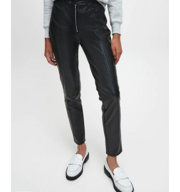 Dámske kožené nohavice Calvin Klein Dámske kožené nohavice Calvin Klein