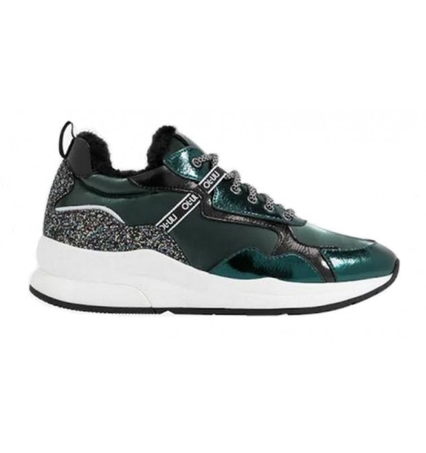 Zateplené sneakersy LIU-JO green Zateplené sneakersy LIU-JO green