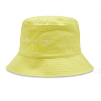 Klobúk Calvin Klein žltý Klobúk Calvin Klein žltý