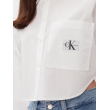 Krátka košeľa s dlhým rukávom Calvin Klein-biela Krátka košeľa s dlhým rukávom Calvin Klein-biela