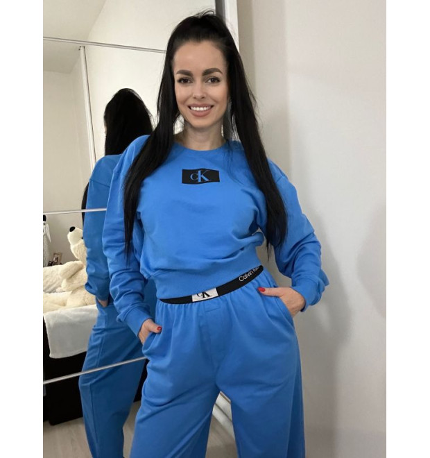 Calvin Klein dámska súprava na doma modrá Calvin Klein dámska súprava na doma modrá