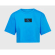 Modré dámske tričko Calvin Klein krátkeho strihu