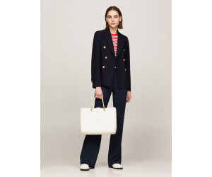 Veľká elegantná biela kabelka Tommy Hilfiger