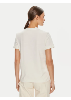 Bavlnené tričko Calvin Klein-farba ivory