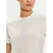 Bavlnené tričko Calvin Klein-farba ivory Bavlnené tričko Calvin Klein-farba ivory