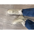 Kožené šnurovacie topánky Lab Milano v béžovej farbe Kožené šnurovacie topánky Lab Milano v béžovej farbe