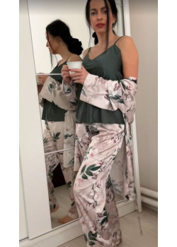 Dámske kvetované pyžamo DONNA