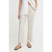 Dámske krémové elegantné nohavice Calvin Klein Dámske krémové elegantné nohavice Calvin Klein