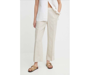 Dámske krémové elegantné nohavice Calvin Klein