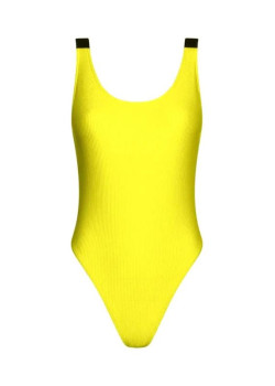 Dámske žlté jednodielne plavky Calvin Klein