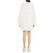 Mikinové biele šaty LIU-JO s kapucňou