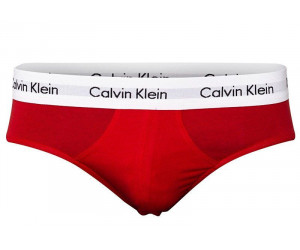 Pánske slipy Calvin Klein červené