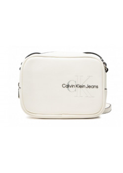 Crossbody biela kabelka Calvin Klein