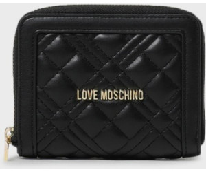 Malá dámska prešívaná čierna peňaženka MOSCHINO