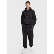 Calvin Klein pánska mikina s bielym nápisom a kapucňou čierna Calvin Klein pánska mikina s bielym nápisom a kapucňou čierna