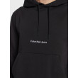 Calvin Klein pánska mikina s bielym nápisom a kapucňou čierna Calvin Klein pánska mikina s bielym nápisom a kapucňou čierna
