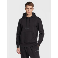 Calvin Klein pánska mikina s bielym nápisom a kapucňou čierna Calvin Klein pánska mikina s bielym nápisom a kapucňou čierna