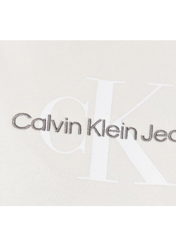 Dámske krémové mikinové šaty Calvin Klein