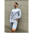 Teplákové kraťasy Calvin Klein v bledo modrej farbe Teplákové kraťasy Calvin Klein v bledo modrej farbe