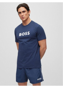 Modré pánske tričko BOSS