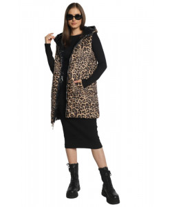 Obojstranná vesta LIU-JO s leopardím vzorom
