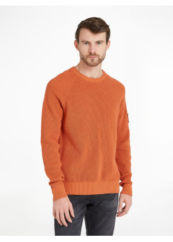 Pánsky oranžový pulovér Calvin Klein