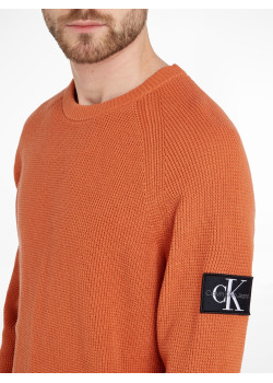Pánsky oranžový pulovér Calvin Klein