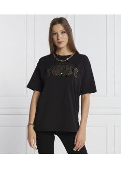 DÁMSKE TRIČKO OVERSIZE ČIERNE TOMMY JEANS