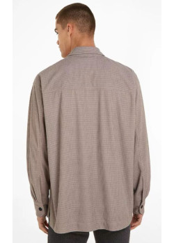Pánska béžová značková košeľa Calvin Klein