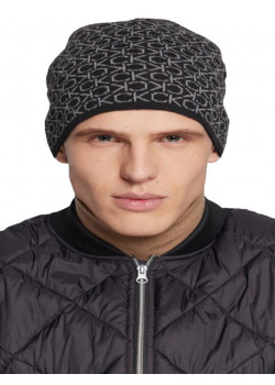 Pánska zimná čiapka Calvin Klein čierna