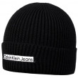 Pánska pletená čiapka Calvin Klein čierna
