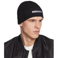 Pánska pletená čiapka Calvin Klein čierna Pánska pletená čiapka Calvin Klein čierna