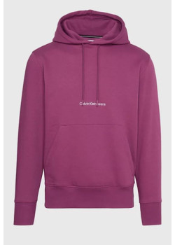 Pánska fuchsiová mikina s kapucňou Calvin Klein