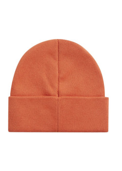 Oranžová bavlnená čiapka Calvin Klein