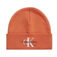 Oranžová bavlnená čiapka Calvin Klein Oranžová bavlnená čiapka Calvin Klein