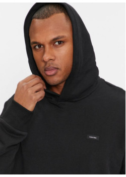 Voľná čierna mikina pre pánov Calvin Klein