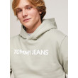 Tommy Jeans pánska mikina v bledozelenej farbe