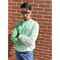 Tommy Hilfiger pánska mikina s efektom zelená Tommy Hilfiger pánska mikina s efektom zelená