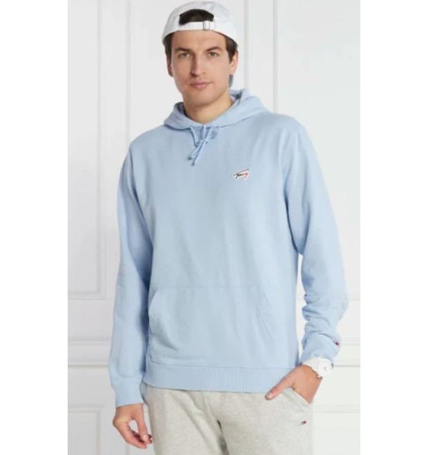 Pánska mikina v modrej farbe Tommy Jeans Pánska mikina v modrej farbe Tommy Jeans