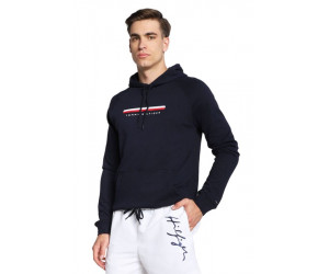 Tommy Hilfiger modrá mikina s kapucňou
