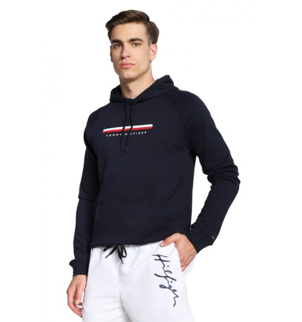 Tommy Hilfiger modrá mikina s kapucňou Tommy Hilfiger modrá mikina s kapucňou