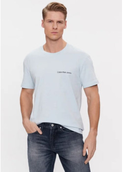 Bledomodré pánske tričko Calvin Klein Jeans