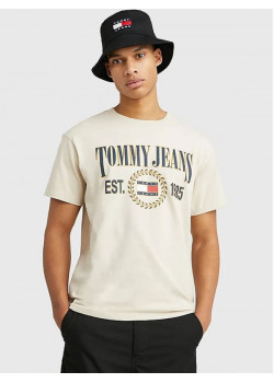 Pánske tričko s výraznou potlačou Tommy Jeans