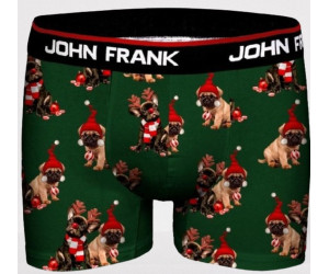 Pánske boxerky s vianočným motívom buldočkov od značky John Frank