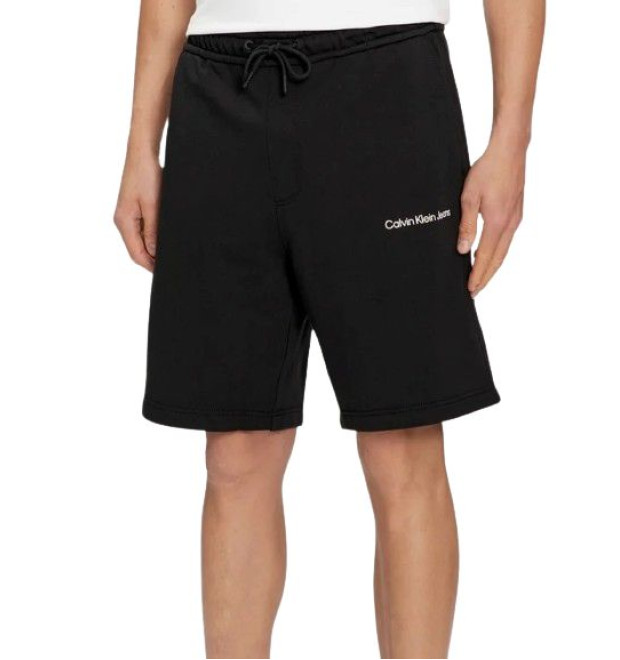 Pánske šortky Calvin Klein čierne s potlačou Pánske šortky Calvin Klein čierne s potlačou