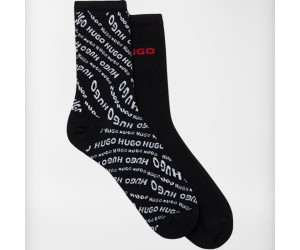 Dámske čierne ponožky značky Hugo 2pack